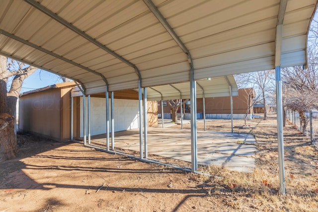 view of stable