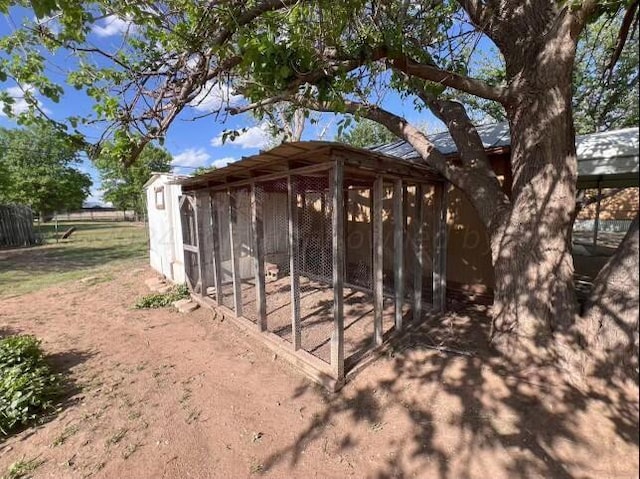 view of outbuilding