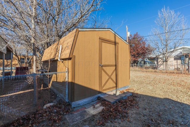 view of outbuilding