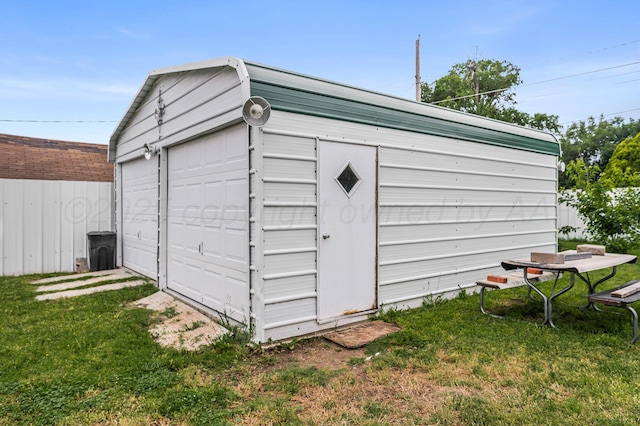 126 S Nelson St, Pampa, TX 79065 - view of detached garage