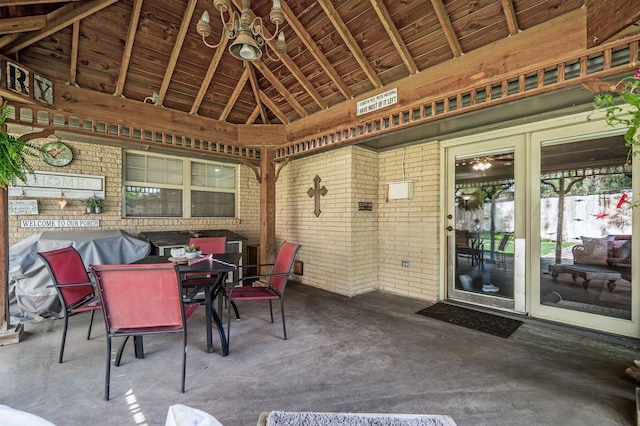 227 Ranger St, Hereford, TX 79045 - view of patio with a gazebo