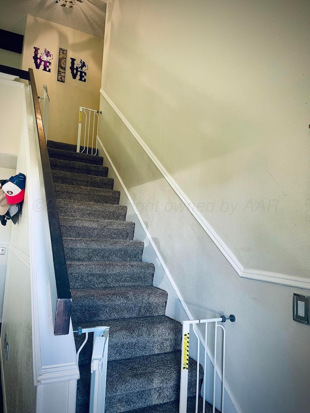 145 Pioneer Dr, Booker, TX 79005 - view of stairs