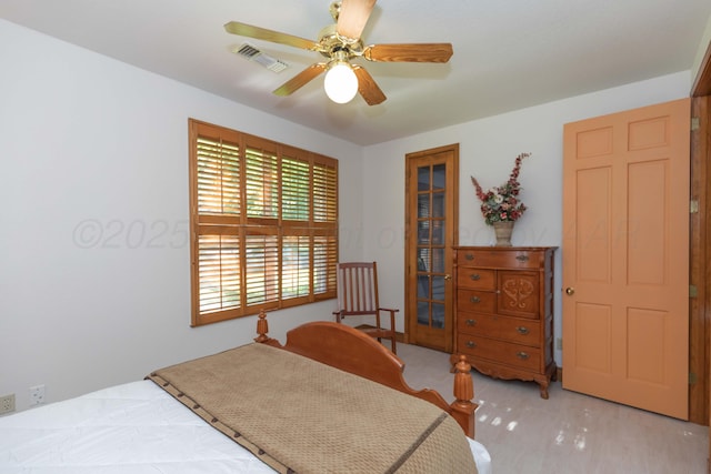 3616 Van Tassel St, Amarillo, TX 79121 - bedroom featuring ceiling fan