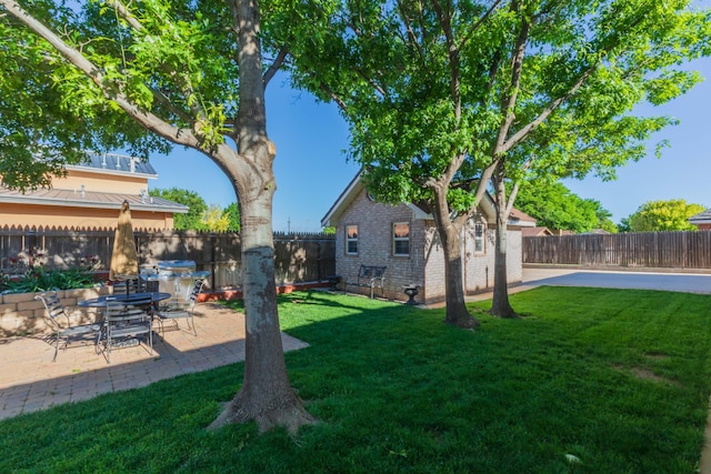3616 Van Tassel St, Amarillo, TX 79121 - view of yard featuring a patio