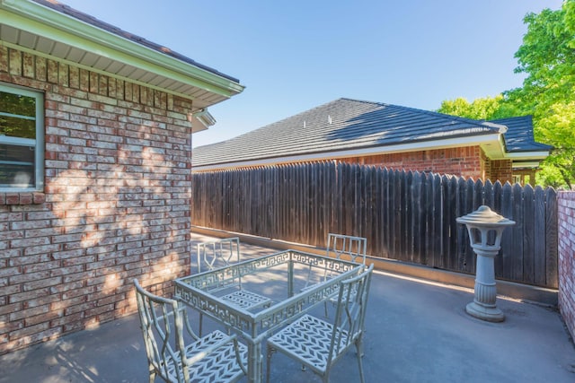 3616 Van Tassel St, Amarillo, TX 79121 - view of patio featuring outdoor dining area