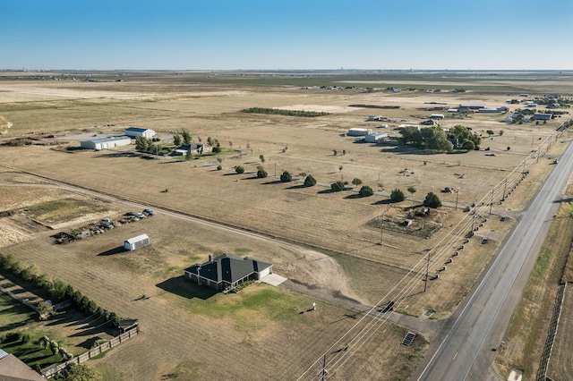 bird's eye view featuring a rural view