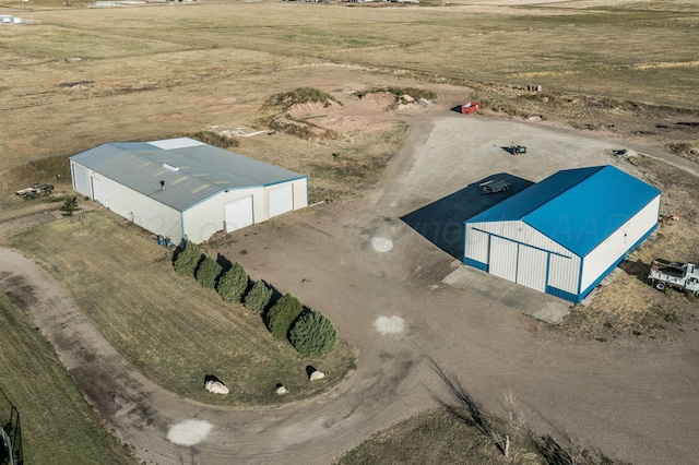 bird's eye view featuring a rural view