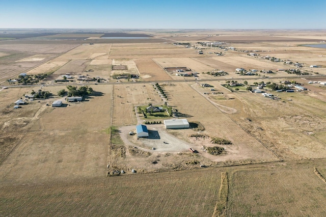 bird's eye view featuring a rural view