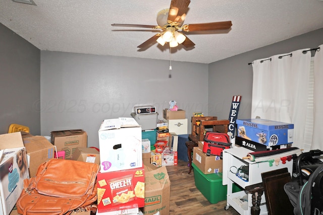 1005 Bennett Dr, Dumas, TX 79029 - storage area featuring ceiling fan