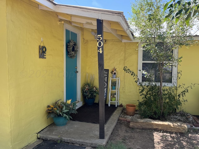 view of entrance to property