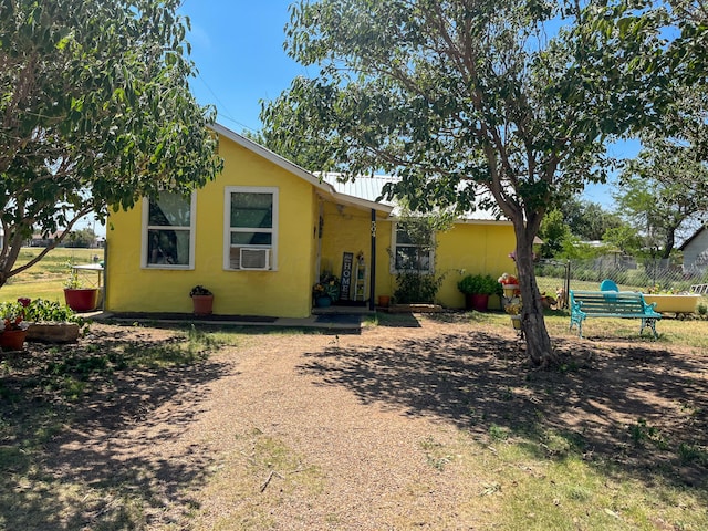 view of front of home