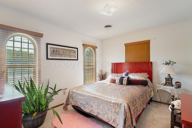3100 Pittsburg St, Amarillo, TX 79103 - bedroom with carpet flooring, baseboards, and a textured ceiling