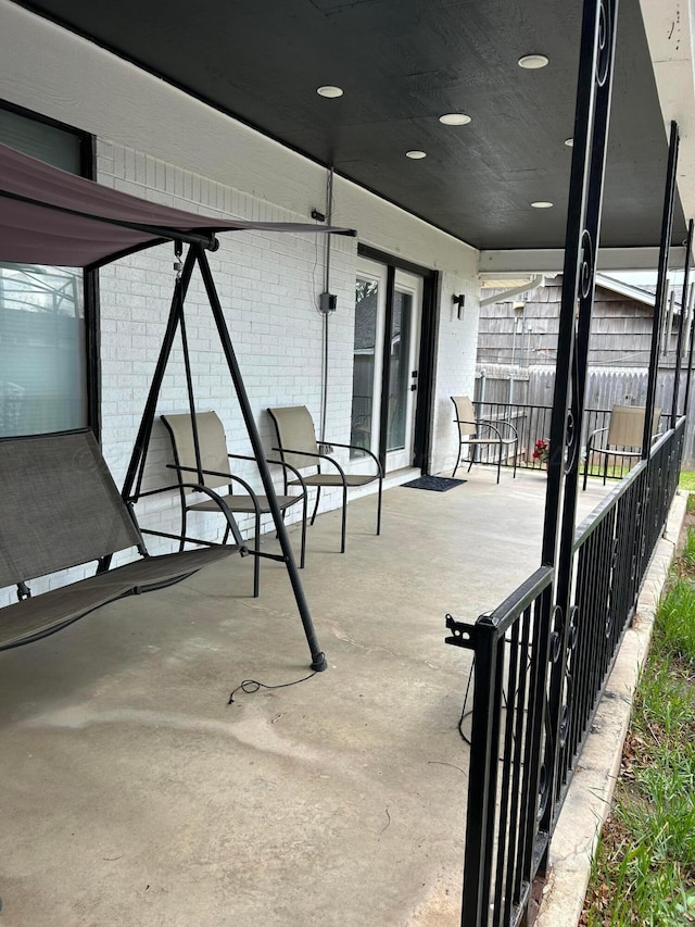 view of patio