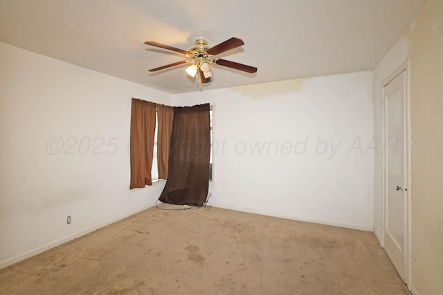 1219 S Kentucky St, Amarillo, TX 79102 - carpeted empty room featuring ceiling fan and baseboards