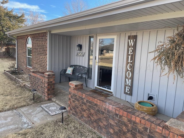 view of entrance to property