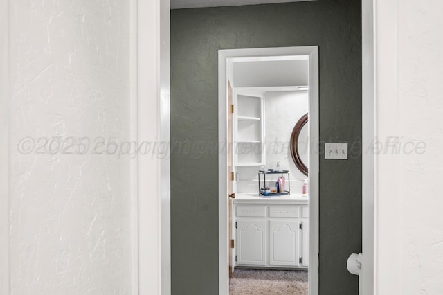 2428 N Fir St, Pampa, TX 79065 - hallway featuring a textured wall