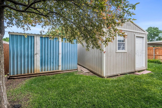 7502 Tripp Ave, Amarillo, TX 79121 - view of shed
