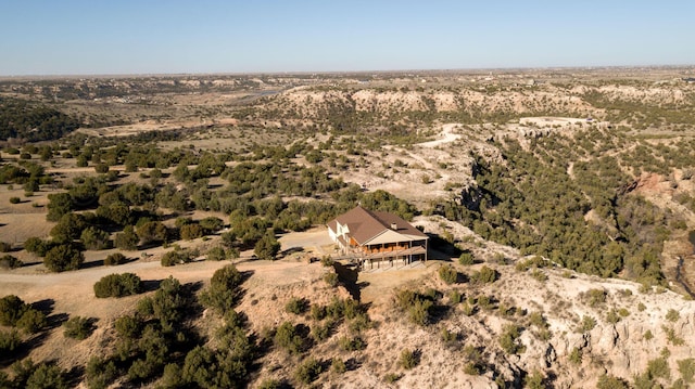 drone / aerial view featuring a rural view