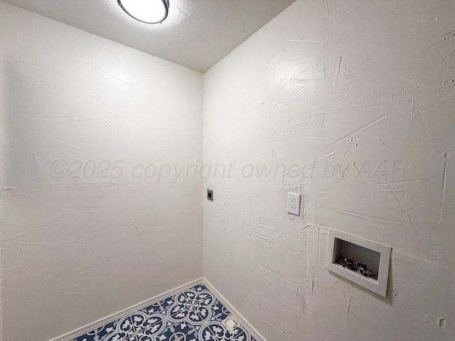 3201 S Grand St, Amarillo, TX 79103 - laundry room featuring washer hookup and hookup for an electric dryer