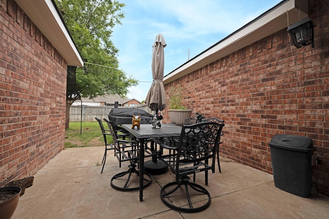 1405 SW 61st Ave, Amarillo, TX 79118 - view of patio / terrace with outdoor dining space