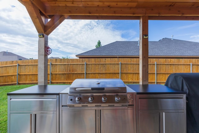 7409 Columbus Dr, Amarillo, TX 79118 - view of patio featuring area for grilling