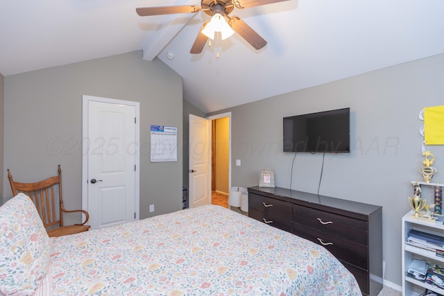 8507 Barstow Dr, Amarillo, TX 79118 - carpeted bedroom with ceiling fan and baseboards