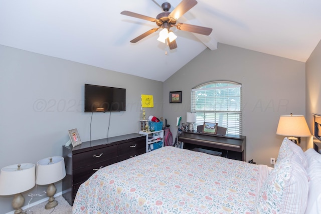 8507 Barstow Dr, Amarillo, TX 79118 - carpeted bedroom with ceiling fan