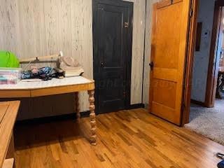 interior space with light wood-type flooring