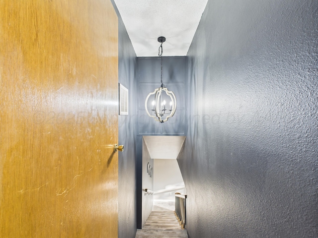 2600 Comanche Trl, Pampa, TX 79065 - hallway with a chandelier