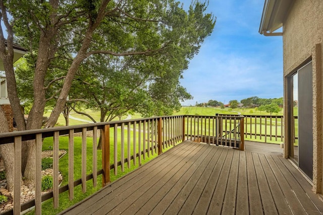 25 Crenshaw St, Amarillo, TX 79124 - wooden terrace with a yard