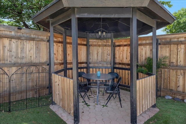 4022 Pinehurst Dr, Amarillo, TX 79109 - view of patio / terrace