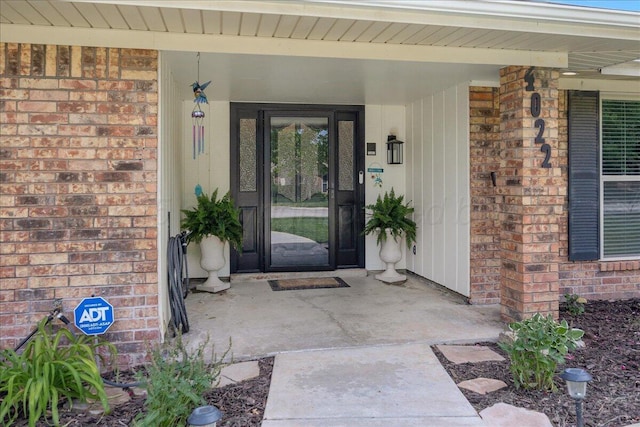 4022 Pinehurst Dr, Amarillo, TX 79109 - view of exterior entry featuring brick siding