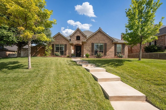 6905 Spring Cherry Ln, Amarillo, TX 79124 - view of front of house with brick siding