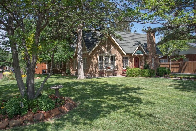 2122 S Hayden St, Amarillo, TX 79109 - tudor home with a chimney