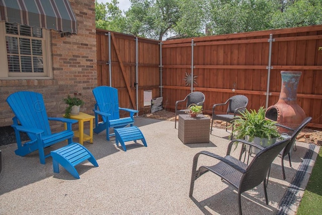 2122 S Hayden St, Amarillo, TX 79109 - view of patio