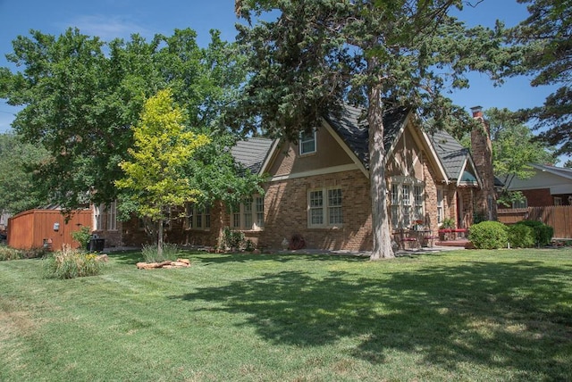 2122 S Hayden St, Amarillo, TX 79109 - view of front of house with brick siding and a chimney