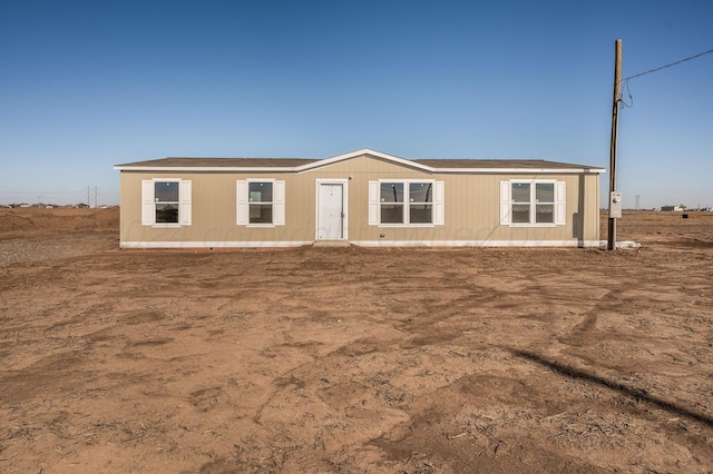 view of manufactured / mobile home