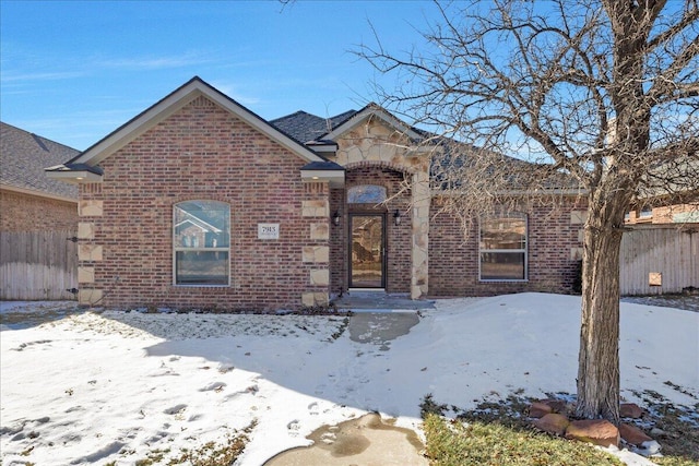 view of front of home