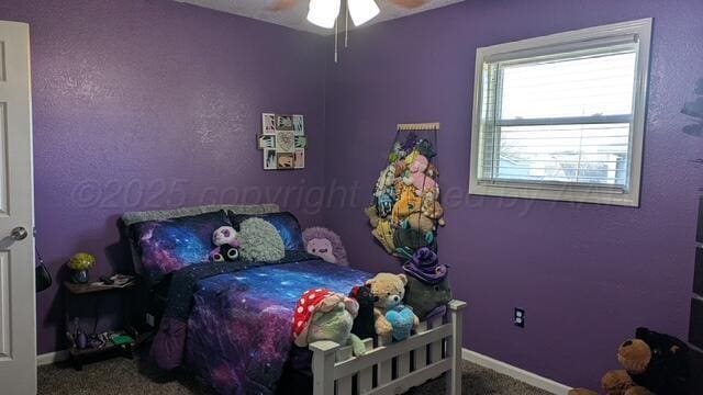 1025 Bowman Dr, Borger, TX 79007 - bedroom featuring carpet and baseboards