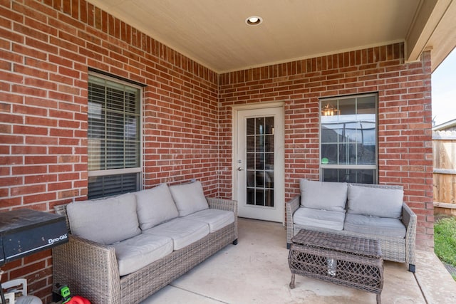 4607 Gloster St, Amarillo, TX 79118 - view of patio with outdoor lounge area