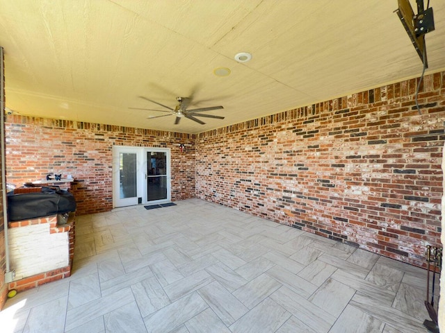 8121 Alexandria Ave, Amarillo, TX 79118 - view of patio featuring ceiling fan