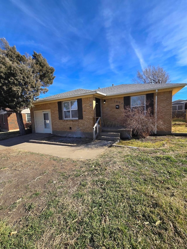 back of property with a patio area