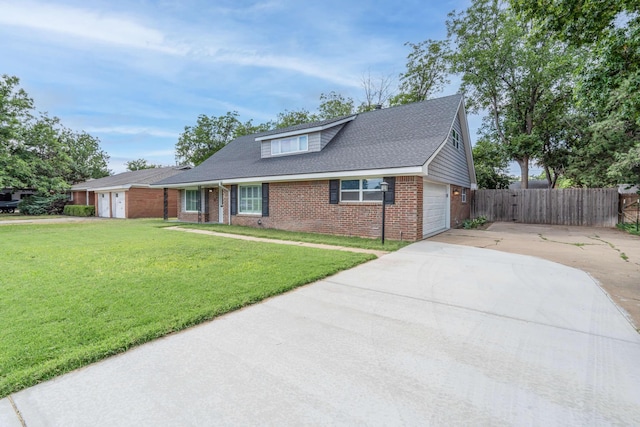3408 Hawthorne Dr, Amarillo, TX 79109 - view of front of home featuring concrete driveway, brick siding, and roof with shingles