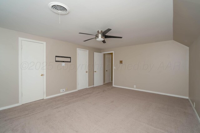 3408 Hawthorne Dr, Amarillo, TX 79109 - empty room featuring light carpet, ceiling fan, and baseboards