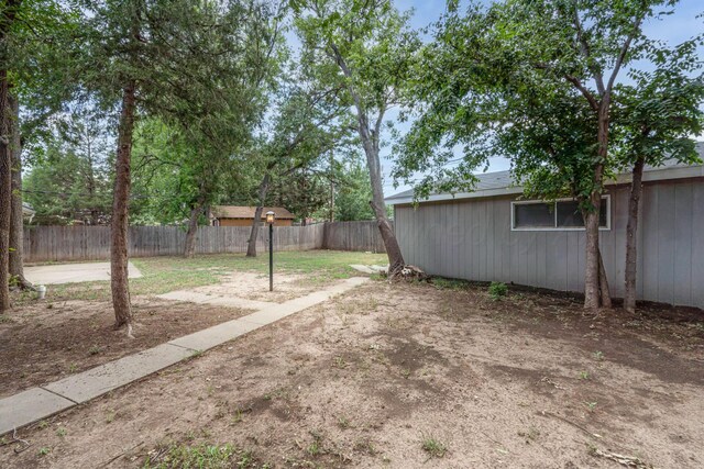 3408 Hawthorne Dr, Amarillo, TX 79109 - view of fenced backyard