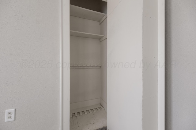 view of closet