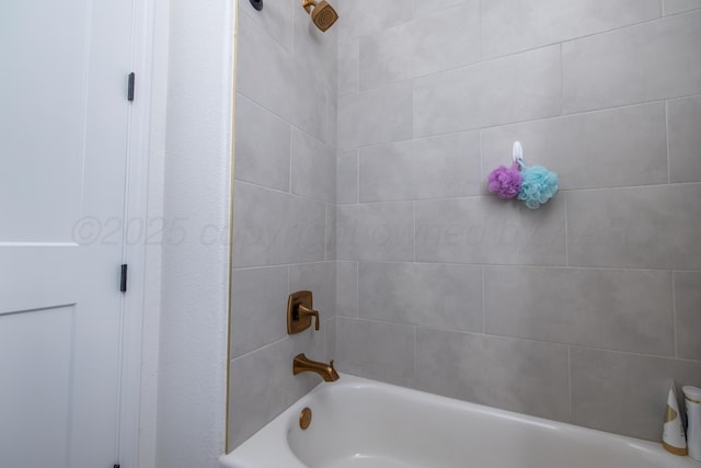 bathroom featuring tub / shower combination
