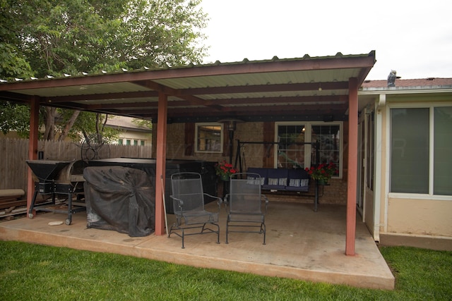 1403 Charles Ave, Panhandle, TX 79068 - view of patio