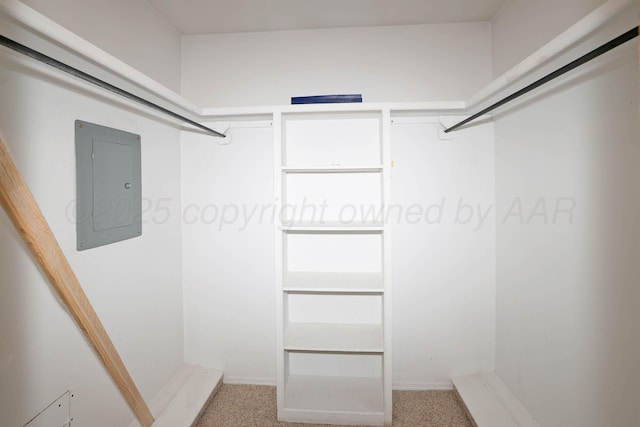 3519 Rutson Dr, Amarillo, TX 79109 - spacious closet featuring electric panel