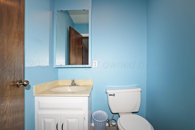 3519 Rutson Dr, Amarillo, TX 79109 - half bath with toilet and vanity